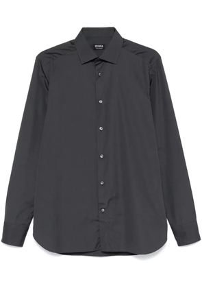 Zegna poplin shirt - Grey