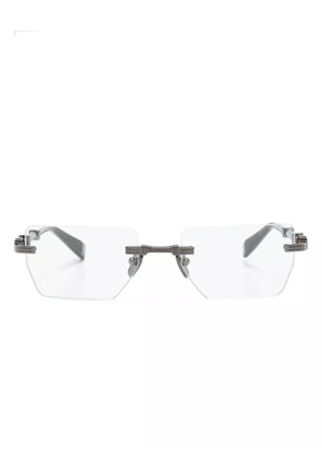 Balmain Eyewear Pierre rectangle-frame glasses - Black