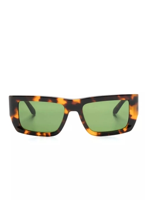 Off-White Eyewear Prescott rectangle-frame sunglasses - Brown