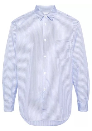 Comme Des Garçons Shirt striped cotton shirt - Blue