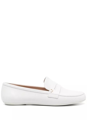 Gianvito Rossi leather loafers - White
