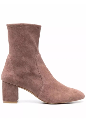 Stuart Weitzman Yuliana 60mm suede ankle boots - Brown
