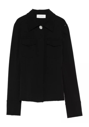 Sportmax point-collar jacket - Black