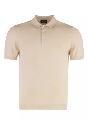 Drumohr knitted-cotton polo shirt - Neutrals