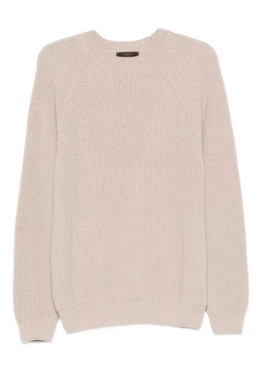 Zanone raglan-sleeve cashmere sweater - Neutrals