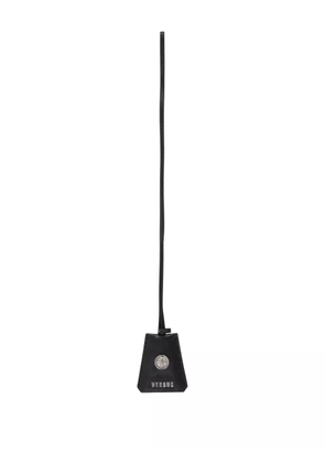 Versace logo-charm keyring - Black