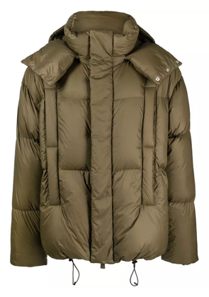 Bacon Andrew detachable-hood padded jacket - Green