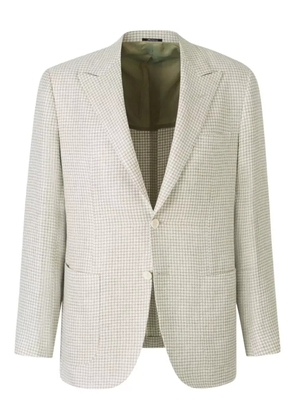 SARTORIO NAPOLI houndstooth blazer - Green