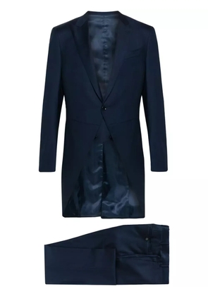 Canali single-breasted wool suit - Blue