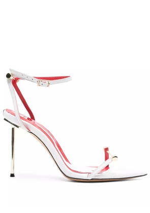 HARDOT 90mm Carnal Love sandals - White