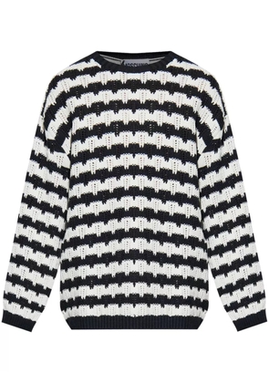 Moschino striped sweater - White