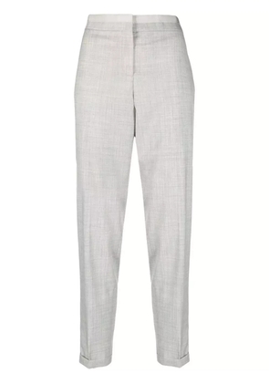 Fabiana Filippi virgin wool tapered trousers - Grey