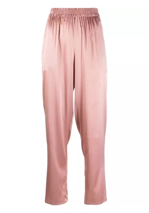Gianluca Capannolo Mila cropped satin trousers - Pink