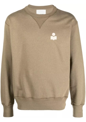 MARANT Mike logo-print sweatshirt - Green