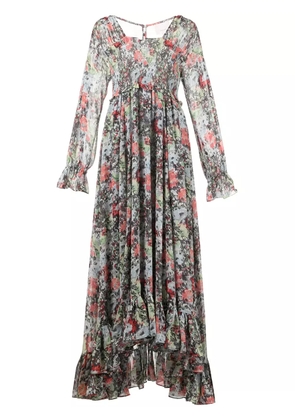 Cinq A Sept Leigh floral-print ruffle maxi dress - Multicolour