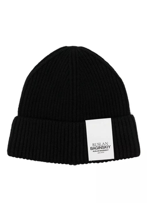 Ruslan Baginskiy ribbed-knit beanie - Black