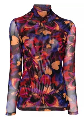 Johnny Was Eclipse Blooms top - Purple