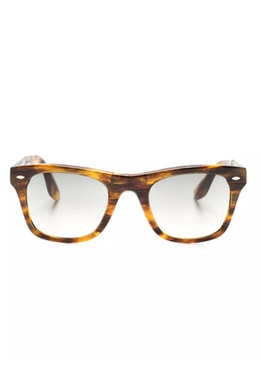 Oliver Peoples Mister Brunello square-frame sunglasses - Brown
