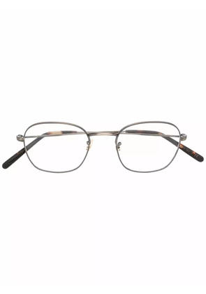 Oliver Peoples round-frame glasses - Brown
