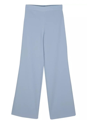 Fely Campo zipped straight trousers - Blue