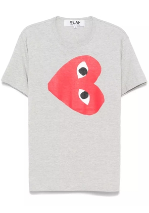 Comme Des Garçons Play side heart-print T-shirt - Grey