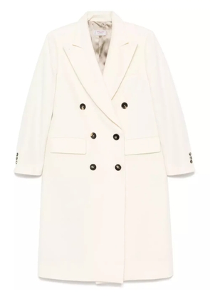 Alberto Biani virgin wool coat - White
