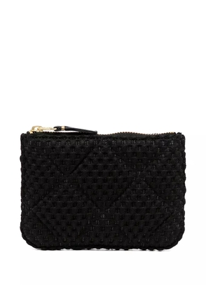 Comme Des Garçons Wallet Fat Tortoise zipped pouch - Black
