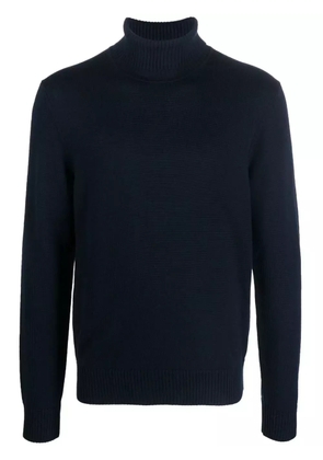 Emporio Armani roll-neck knit jumper - Blue