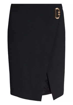 Casablanca logo-plaque skirt - Black