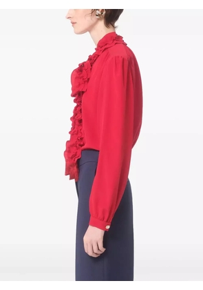 Valentino Garavani crepe de chine shirt - Red