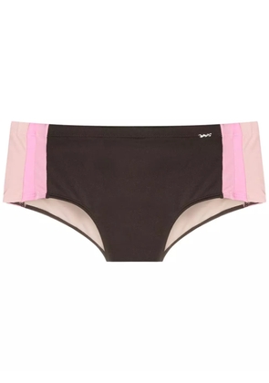 Amir Slama low-rise swim trunks - Brown