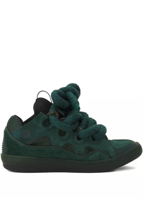 Lanvin rope-lace suede sneakers - Green