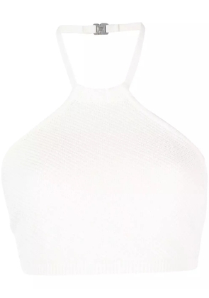 1017 ALYX 9SM cropped halterneck knit top - Neutrals
