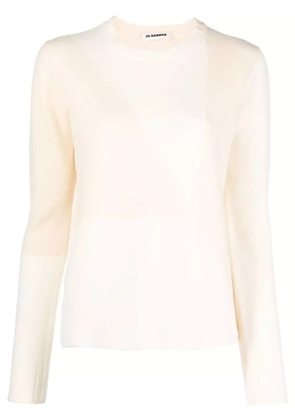 Jil Sander two-tone knitted jumper - Neutrals