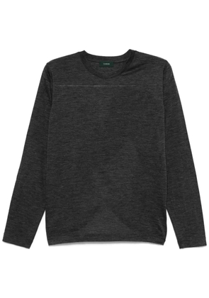 Zanone virgin wool T-shirt - Grey