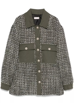LIU JO bouclé jacket - Green