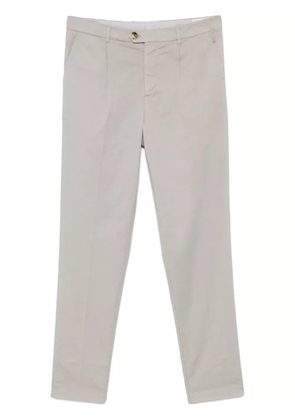 Brunello Cucinelli pleated tapered trousers - Grey