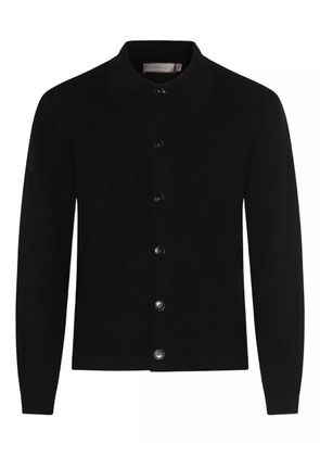 Canali buttoned-up cardigan - Black