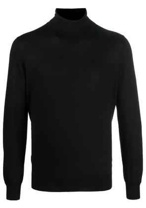 Fileria fine-knit roll-neck jumper - Black