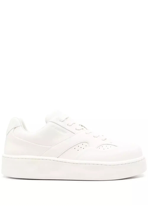 Jil Sander tonal leather sneakers - White