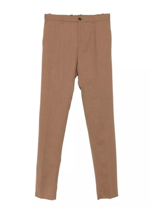 Incotex elastic-waistband trousers - Brown