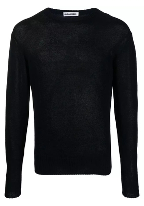 Jil Sander long-sleeve cotton jumper - Blue