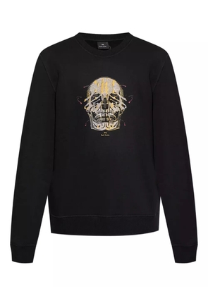PS Paul Smith Painted Skull-print sweatshirt - Black