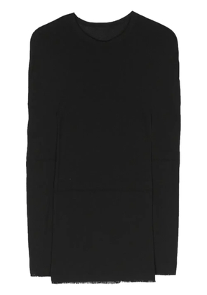 Issey Miyake fringed fine-knit top - Brown