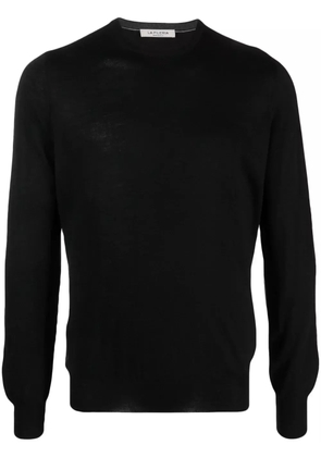 Fileria round-neck virgin-wool sweater - Black