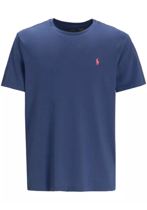 Polo Ralph Lauren logo-embroidered cotton T-shirt - Blue