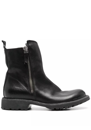 Moma Tronchetto leather ankle boots - Black