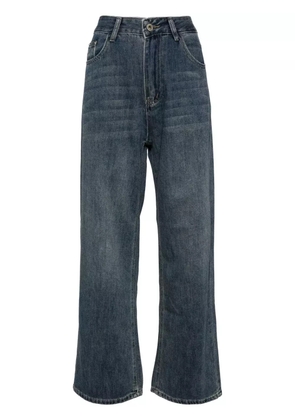 Ground Zero fringed-edge jeans - Blue