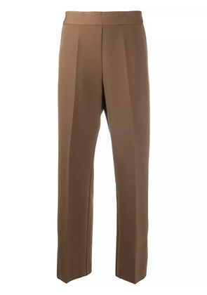 Altea high waist cropped trousers - Brown