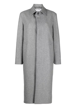 Filippa K single-breasted mélange trench coat - Grey